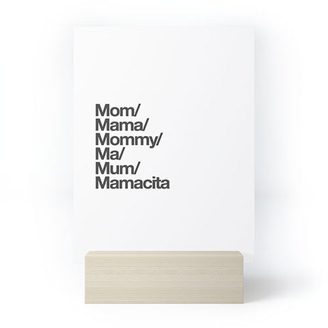almostmakesperfect mamacita Mini Art Print