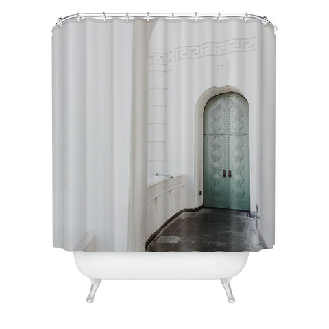 almostmakesperfect observatory Shower Curtain