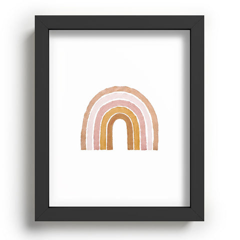 almostmakesperfect painted rainbow Recessed Framing Rectangle