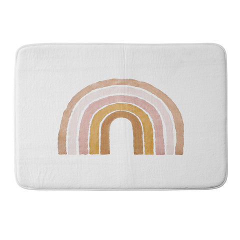 almostmakesperfect painted rainbow Memory Foam Bath Mat