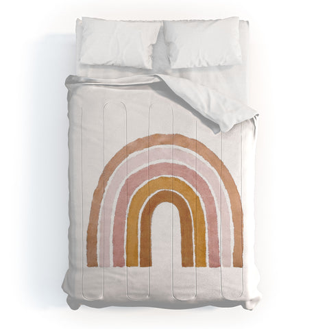almostmakesperfect painted rainbow Comforter