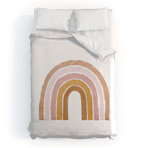 almostmakesperfect painted rainbow Duvet Cover