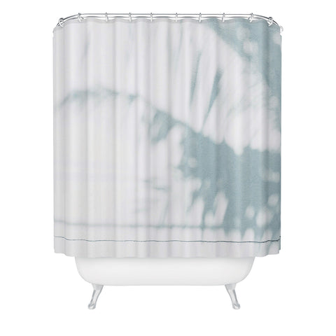 almostmakesperfect palm shadow Shower Curtain