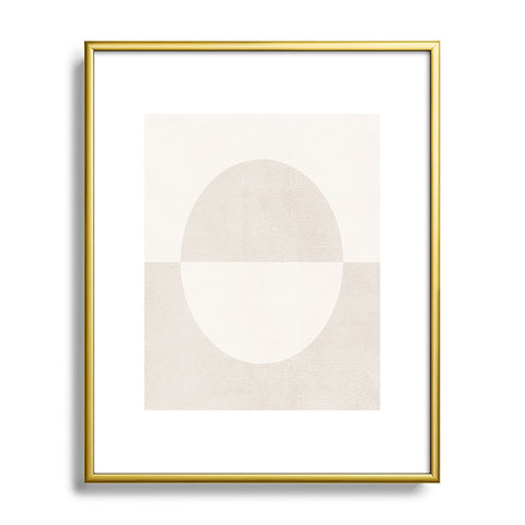 almostmakesperfect round Metal Framed Art Print