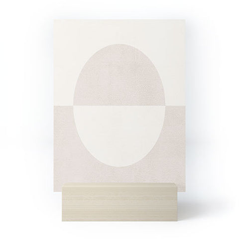 almostmakesperfect round Mini Art Print