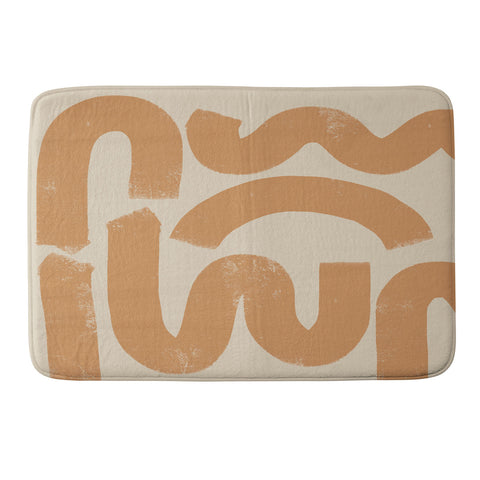 almostmakesperfect squig Memory Foam Bath Mat