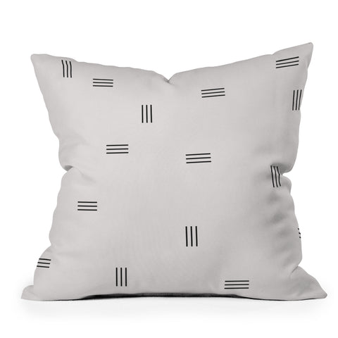 almostmakesperfect stripe 2 Throw Pillow