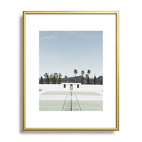 almostmakesperfect tennis at hearst Metal Framed Art Print