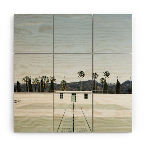 almostmakesperfect tennis at hearst Wood Wall Mural