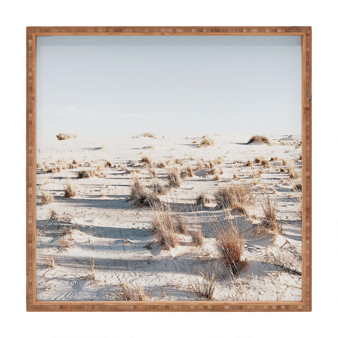 almostmakesperfect white sands 2 Square Tray