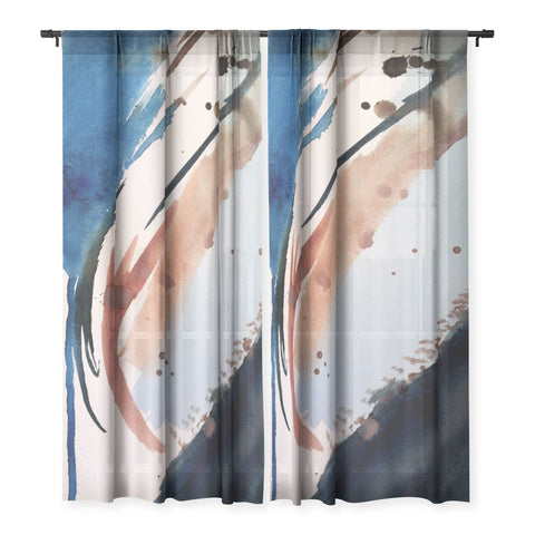 Alyssa Hamilton Art 708 a minimal mixed media Sheer Non Repeat