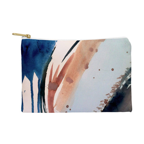 Alyssa Hamilton Art 708 a minimal mixed media Pouch