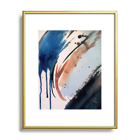 Alyssa Hamilton Art 708 a minimal mixed media Metal Framed Art Print