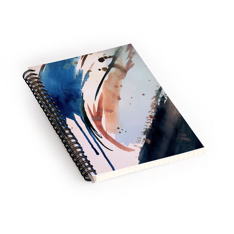 Alyssa Hamilton Art 708 a minimal mixed media Spiral Notebook