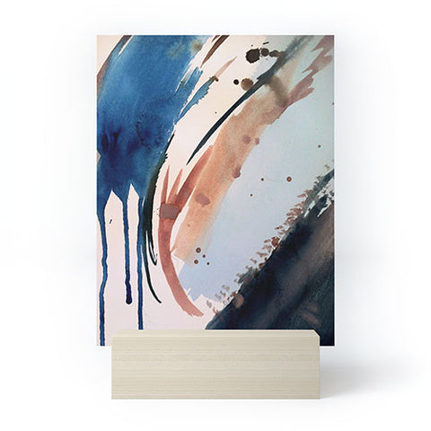 Alyssa Hamilton Art 708 a minimal mixed media Mini Art Print