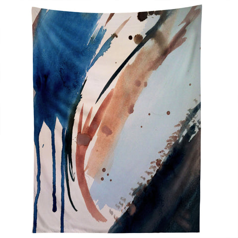 Alyssa Hamilton Art 708 a minimal mixed media Tapestry