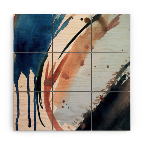 Alyssa Hamilton Art 708 a minimal mixed media Wood Wall Mural