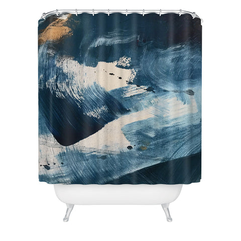 Alyssa Hamilton Art Against the Current Shower Curtain