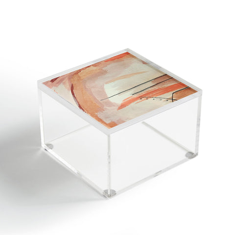 Alyssa Hamilton Art Aly 3 minimal pinks white Acrylic Box