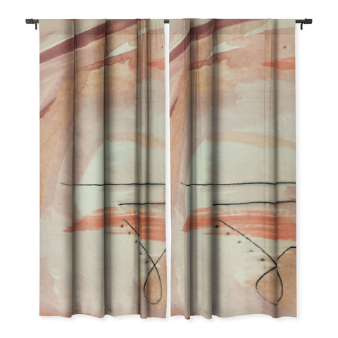 Alyssa Hamilton Art Aly 3 minimal pinks white Blackout Non Repeat