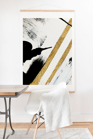 Alyssa Hamilton Art Armor 8 a minimal abstract pie Art Print And Hanger