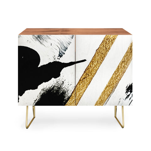 Alyssa Hamilton Art Armor 8 a minimal abstract pie Credenza