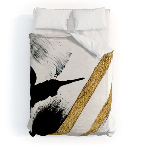 Alyssa Hamilton Art Armor 8 a minimal abstract pie Duvet Cover