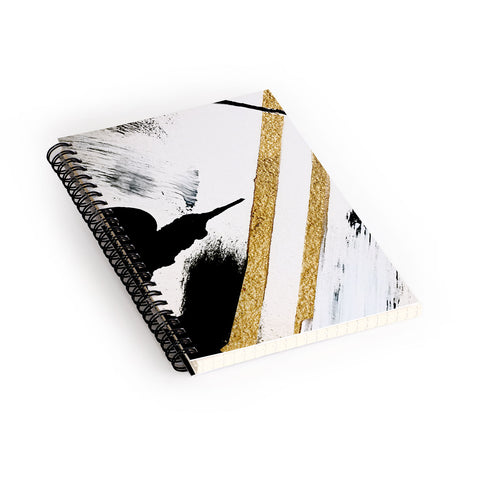 Alyssa Hamilton Art Armor 8 a minimal abstract pie Spiral Notebook