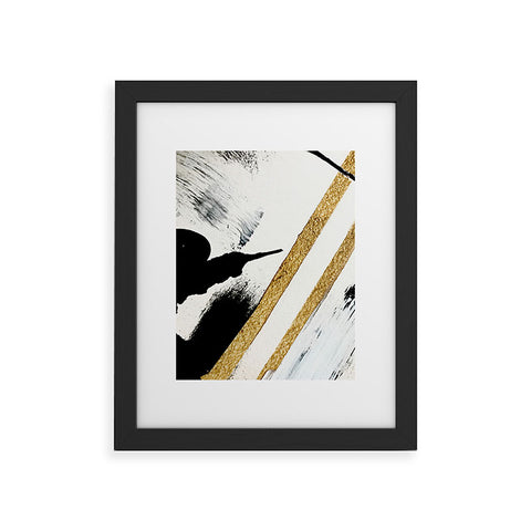 Alyssa Hamilton Art Armor 8 a minimal abstract pie Framed Art Print