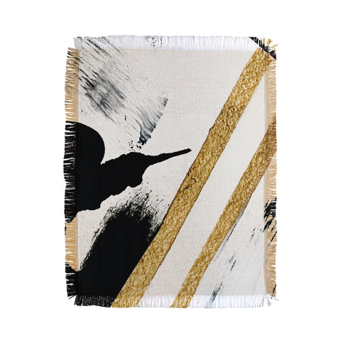 Alyssa Hamilton Art Armor 8 a minimal abstract pie Throw Blanket