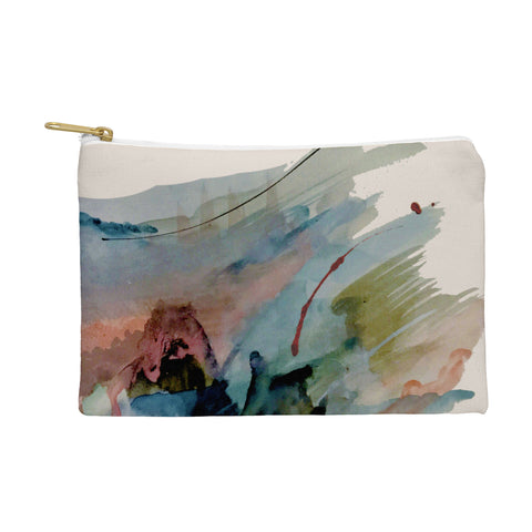 Alyssa Hamilton Art Begin again 2 an abstract mix Pouch
