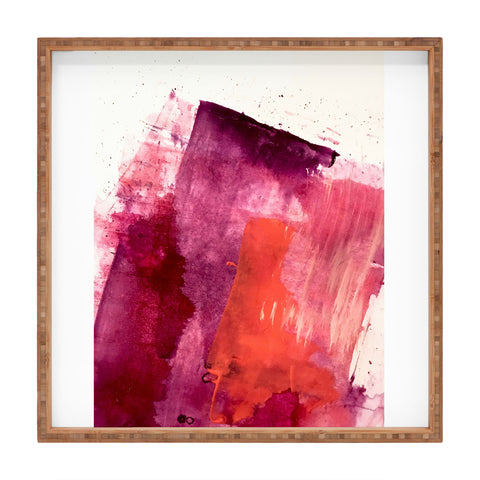 Alyssa Hamilton Art Blushing 2 Square Tray