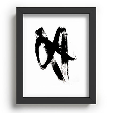 Alyssa Hamilton Art Brushstroke 2 Recessed Framing Rectangle