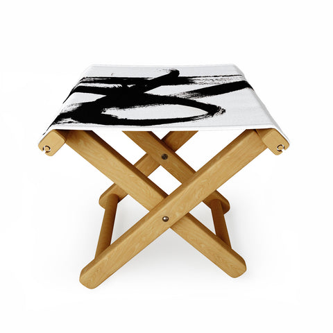 Alyssa Hamilton Art Brushstroke 2 Folding Stool