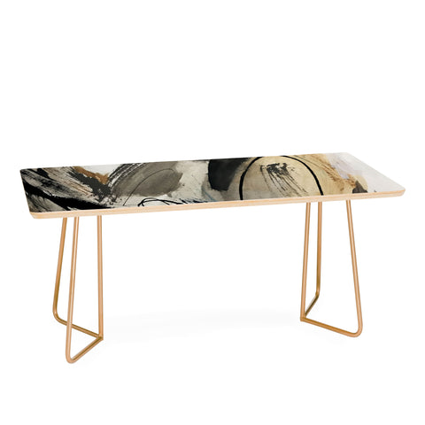 Alyssa Hamilton Art Drift 5 a neutral abstract mix Coffee Table