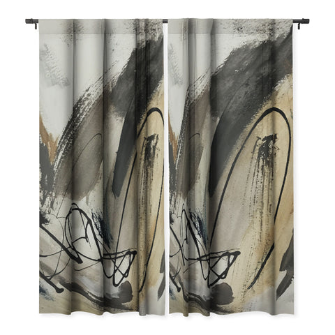 Alyssa Hamilton Art Drift 5 a neutral abstract mix Blackout Non Repeat