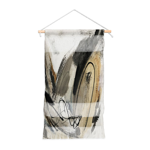 Alyssa Hamilton Art Drift 5 a neutral abstract mix Wall Hanging Portrait