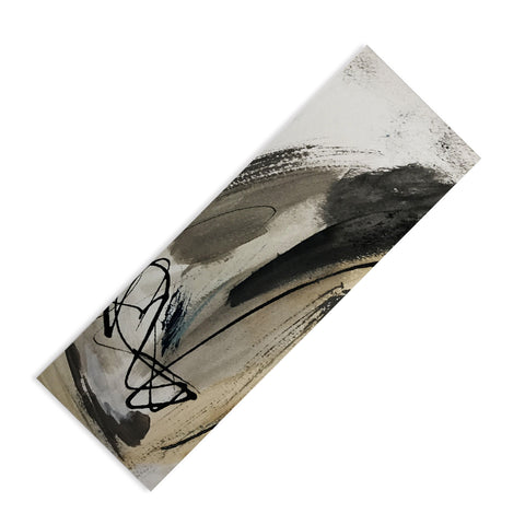 Alyssa Hamilton Art Drift 5 a neutral abstract mix Yoga Mat