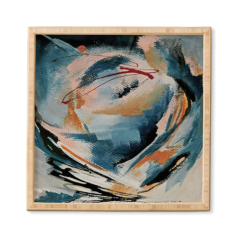 Alyssa Hamilton Art Drift 6 a bold mixed media Framed Wall Art
