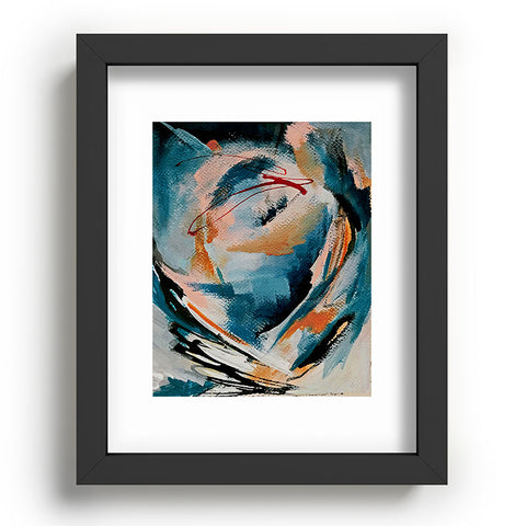 Alyssa Hamilton Art Drift 6 a bold mixed media Recessed Framing Rectangle