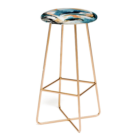 Alyssa Hamilton Art Drift 6 a bold mixed media Bar Stool