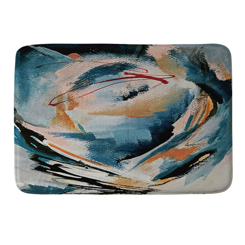 Alyssa Hamilton Art Drift 6 a bold mixed media Memory Foam Bath Mat