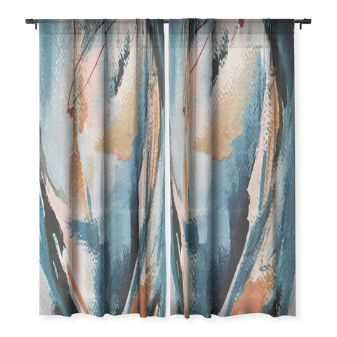 Alyssa Hamilton Art Drift 6 a bold mixed media Sheer Non Repeat