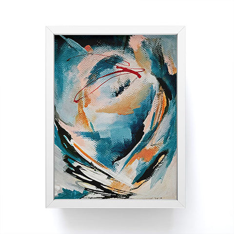 Alyssa Hamilton Art Drift 6 a bold mixed media Framed Mini Art Print