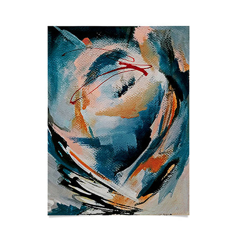 Alyssa Hamilton Art Drift 6 a bold mixed media Poster