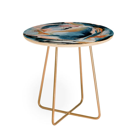 Alyssa Hamilton Art Drift 6 a bold mixed media Round Side Table