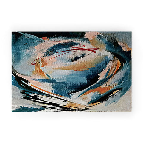 Alyssa Hamilton Art Drift 6 a bold mixed media Welcome Mat