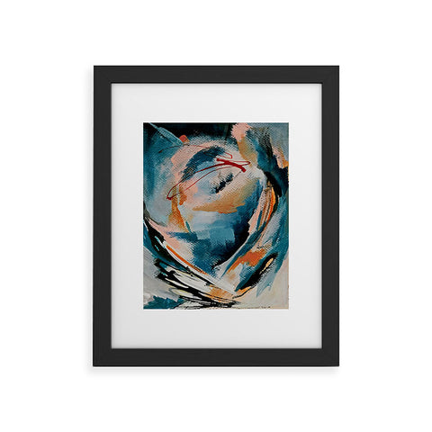 Alyssa Hamilton Art Drift 6 a bold mixed media Framed Art Print