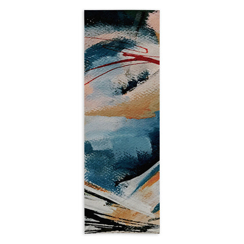 Alyssa Hamilton Art Drift 6 a bold mixed media Yoga Towel