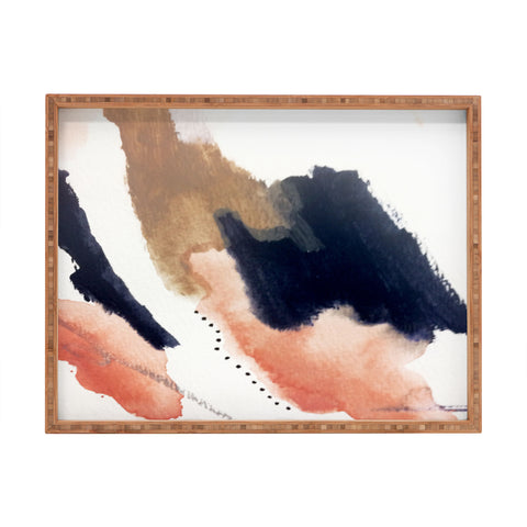 Alyssa Hamilton Art Drift Away 2 Rectangular Tray